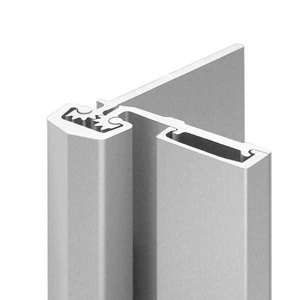 Select-Hinges 83" Geared Half Surface Concealed Continuous Hinge - 3/32" Dr Inset - Full Frame - Al SLH-54-83-CL-HD
